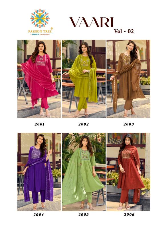 Passion tree vaari vol-2 wholesale dress material hyderabad